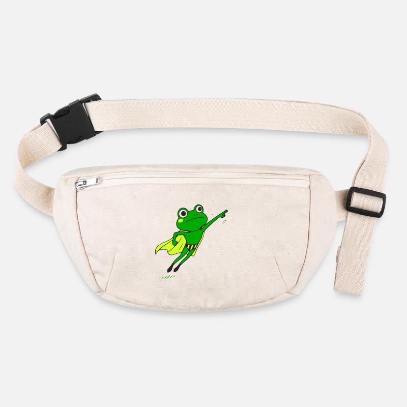 Froschheld im Supercape Stanley/Stella recycelte Gürteltasche