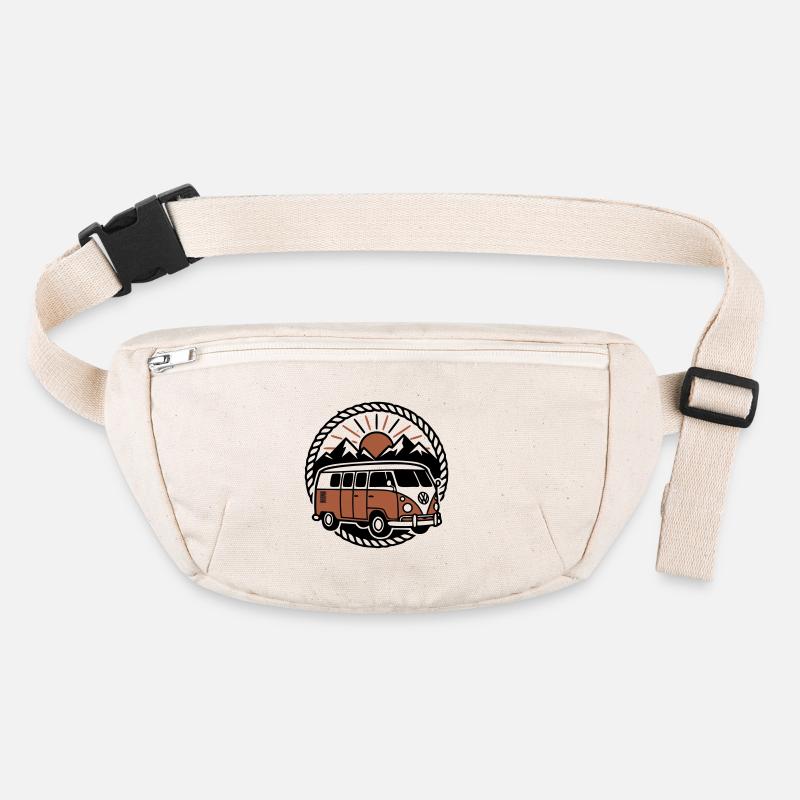 Iconic Retro Vanlife Camper Bus Stanley/Stella recycled Hip Bag 