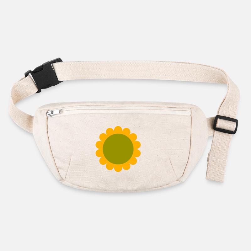 Vert Tournesol Jaune abstrait Sac banane recyclé Stanley/Stella