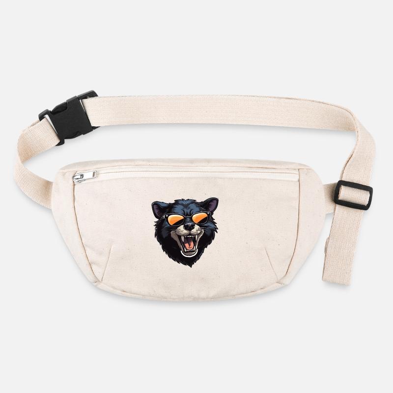 Tasmanian devil with sunglasses Stanley/Stella recycled Hip Bag 