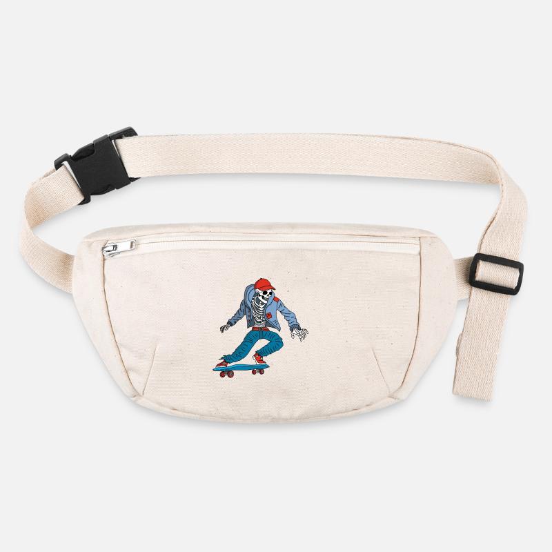 Squelette en skateboard Sac banane recyclé Stanley/Stella