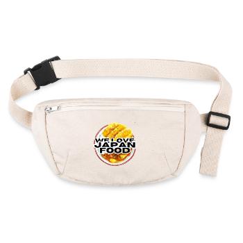 Wir lieben japanisches Curry - Stanley/Stella recycelte Gürteltasche - Naturweiß - Vorne