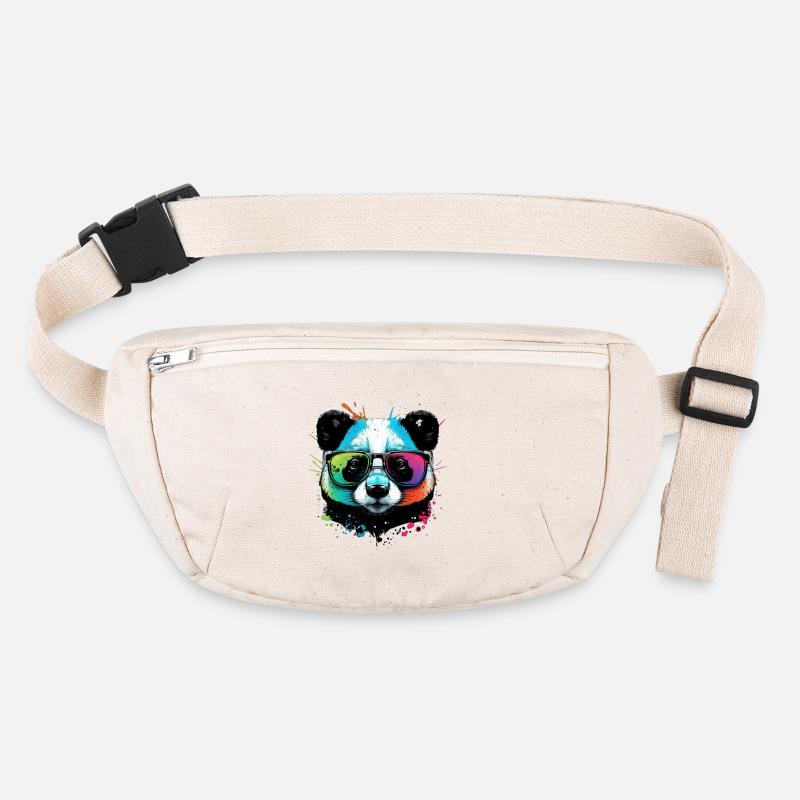 Panda Cool Bunte Schwimmbrille Stanley/Stella recycelte Gürteltasche