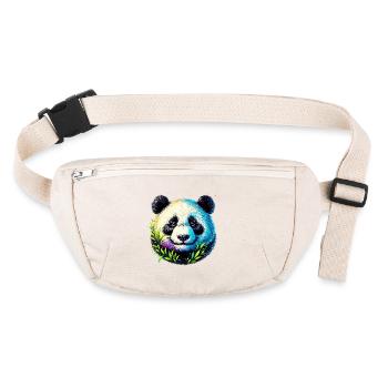 Panda - Stanley/Stella recycelte Gürteltasche - Naturweiß - Vorne