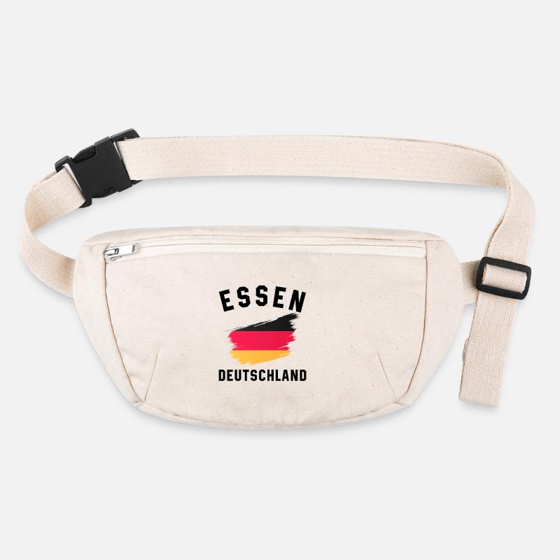 Dynamisches Aquarelldesign der Deutschen Flagge Stanley/Stella recycelte Gürteltasche