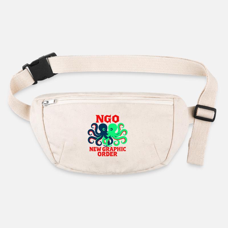 New graphic order Octopus Stanley/Stella recycled Hip Bag 