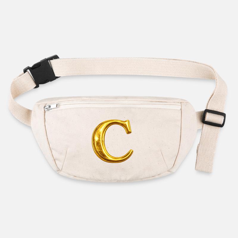 Goldenes C Monogramm-Design Stanley/Stella recycelte Gürteltasche