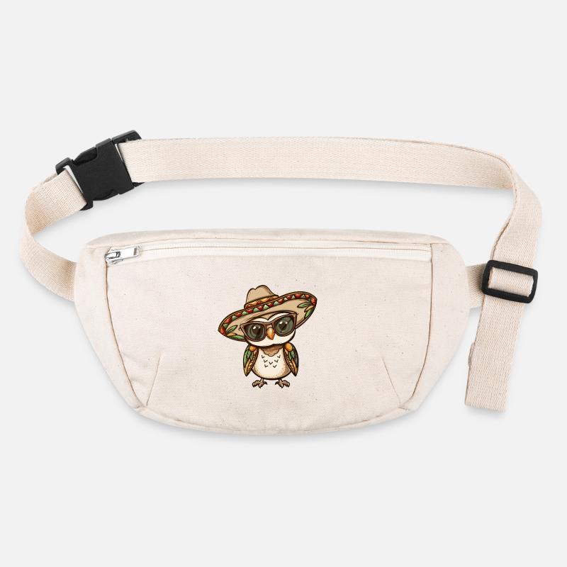 Eule Comic Lustig Sombrero Stanley/Stella recycelte Gürteltasche