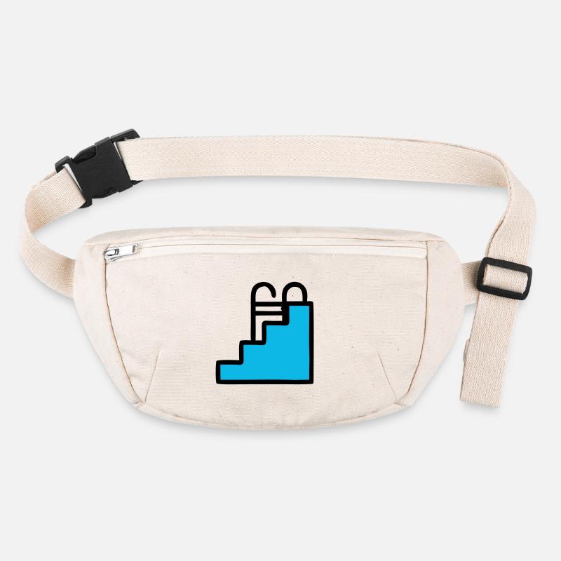 Pool Ladder Swimming Pool Icon Stanley/Stella recycled Hip Bag 