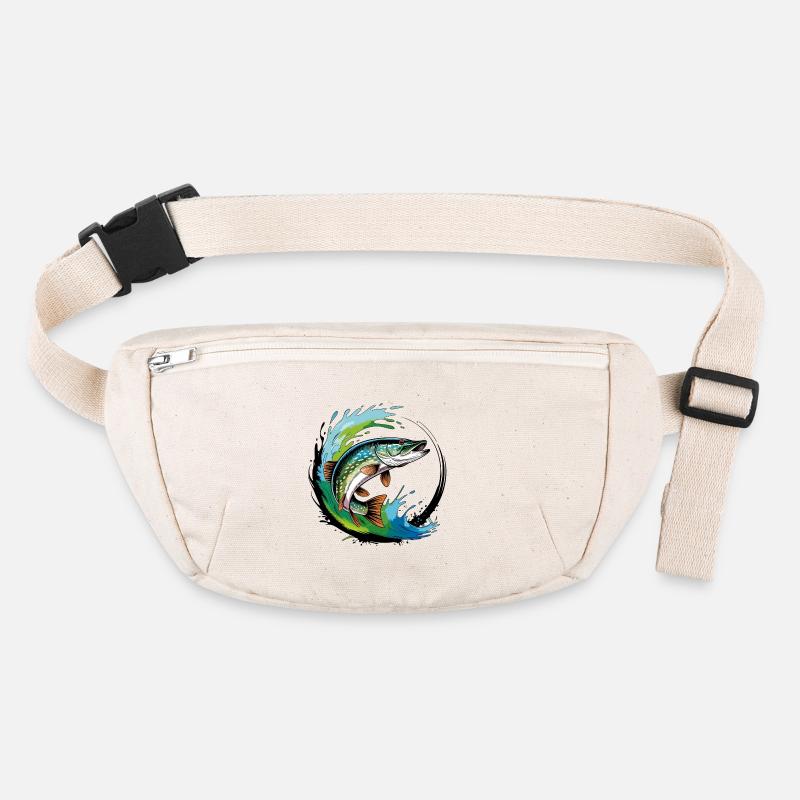 Hecht angeln Stanley/Stella recycelte Gürteltasche