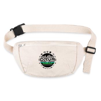 Drum & Bass Japanese Style Green - Stanley/Stella recycled Hip Bag  - natural - Front