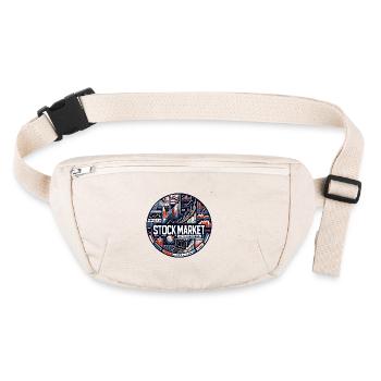 Trading boursier Ma passion Cool Trading - Sac banane recyclé Stanley/Stella - blanc naturel - Devant