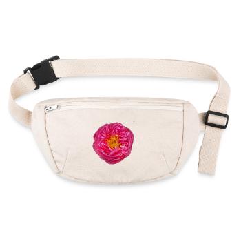 fleur rose fleur fleur fleur unique fleur rêve - Sac banane recyclé Stanley/Stella - blanc naturel - Devant