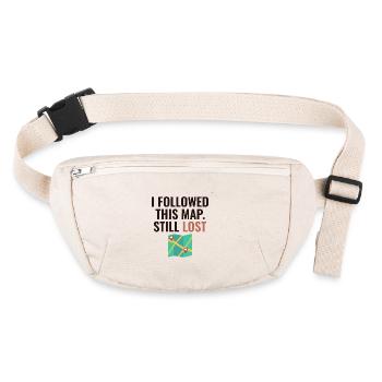 I Followed This Map Still Lost Funny GIS - Stanley/Stella recycled Hip Bag  - natural - Front