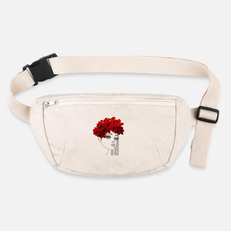 Couronne de roses rouges élégante Sac banane recyclé Stanley/Stella
