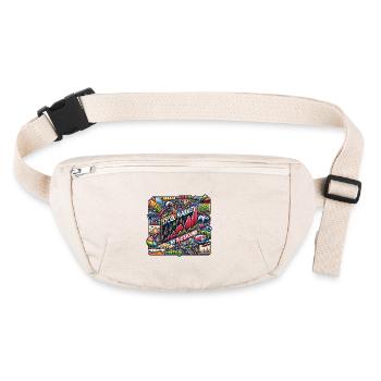 Trading ma passion cool trading design - Sac banane recyclé Stanley/Stella - blanc naturel - Devant