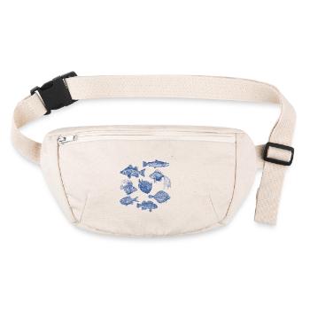Pêche aux compliments - Sac banane recyclé Stanley/Stella - blanc naturel - Devant