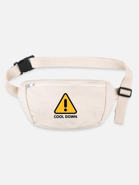 Cool down - Stanley/Stella recycelte Gürteltasche - Naturweiß - Vorne