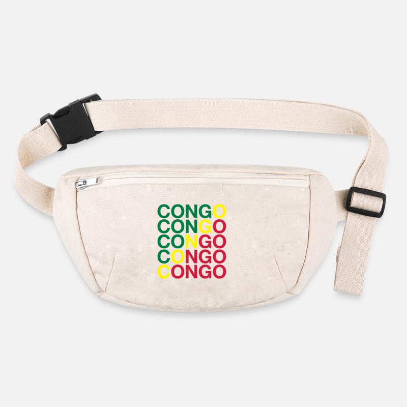 CONGO Flagge Kongo Stanley/Stella recycelte Gürteltasche