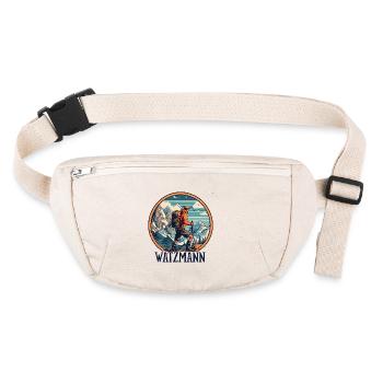 Boutique Watzmann shopping souvenirs souvenirs - Sac banane recyclé Stanley/Stella - blanc naturel - Devant