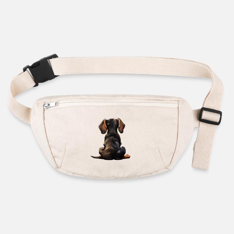 Dackel Stanley/Stella recycelte Gürteltasche