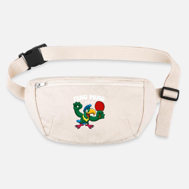 Ping Pong Champion Design Table Tennis and Stanley/Stella recycled Hip Bag 