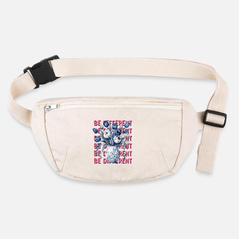 Be Different – Blue Tulips & Positivity Stanley/Stella recycled Hip Bag 