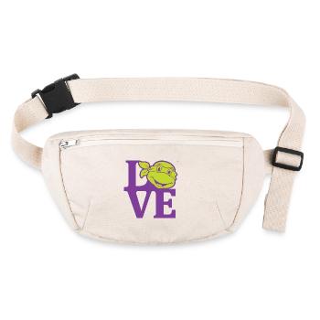 Teenage Mutant Ninja Turtles Love - Stanley/Stella recycelte Gürteltasche - Naturweiß - Vorne