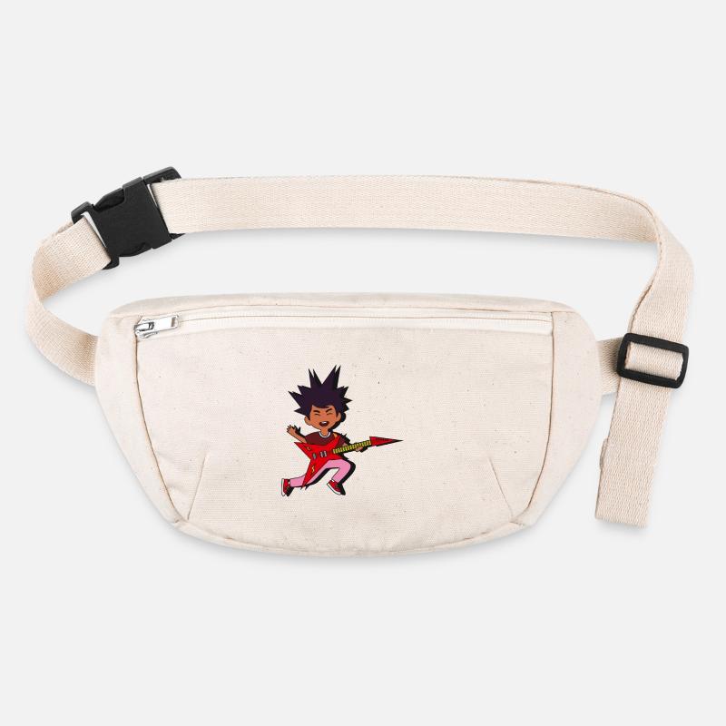 Spiky Rocker Guitar Burst Stanley/Stella recycled Hip Bag 