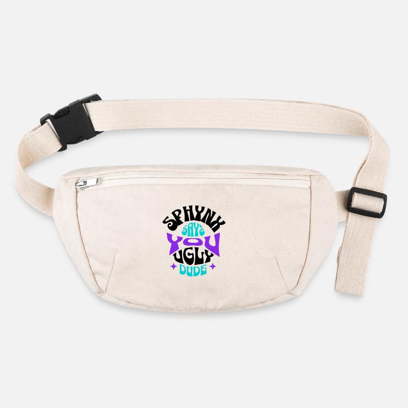 Sphynx Cat Funny Stanley/Stella recycled Hip Bag 