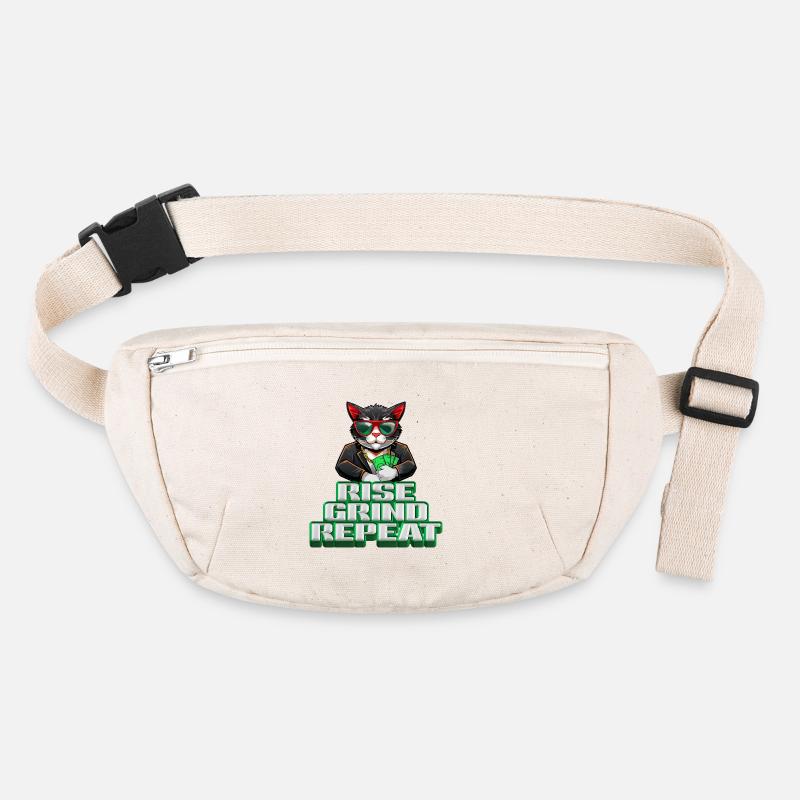 rise, grind, repeat - 3D Motivations Katze Hustle Stanley/Stella recycelte Gürteltasche