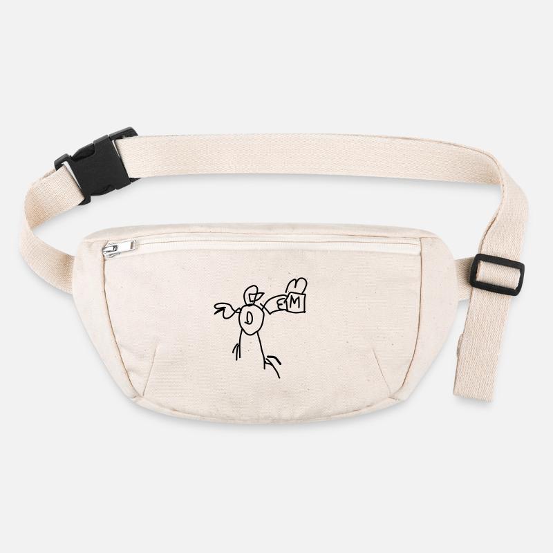 Duck with Fastfood Menu Stanley/Stella recycled Hip Bag 