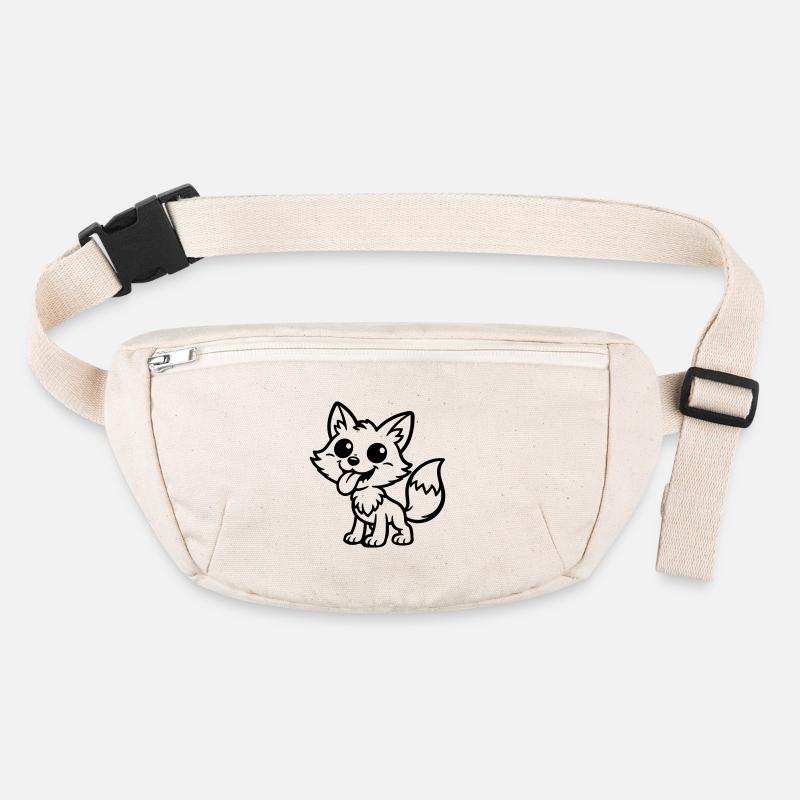 Fox Comic Funny Stanley/Stella recycled Hip Bag 