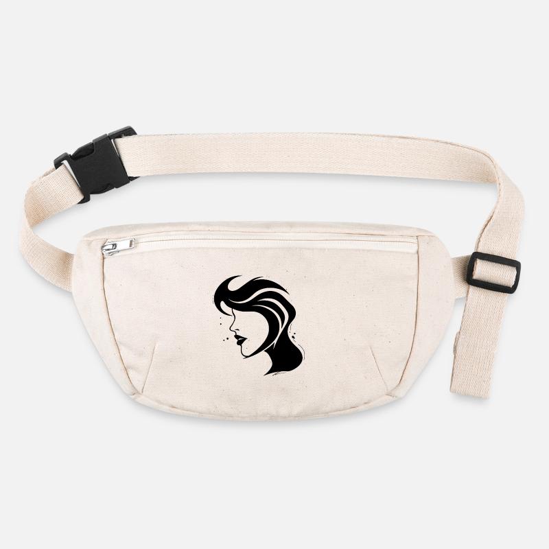 Femme Silhouette - Visage abstrait Sac banane recyclé Stanley/Stella