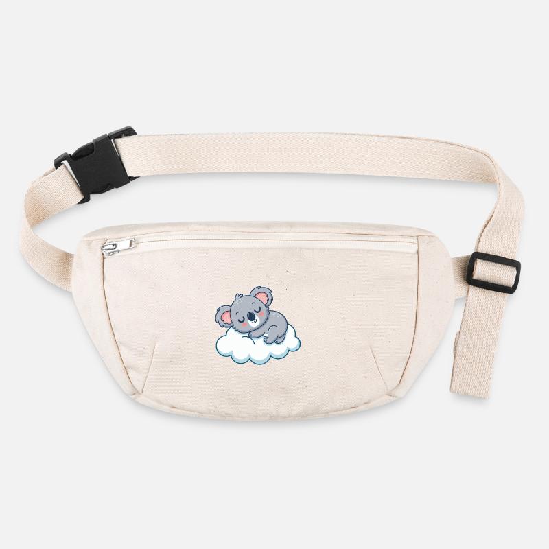 Dreamy Koala on Cloud Stanley/Stella recycled Hip Bag 