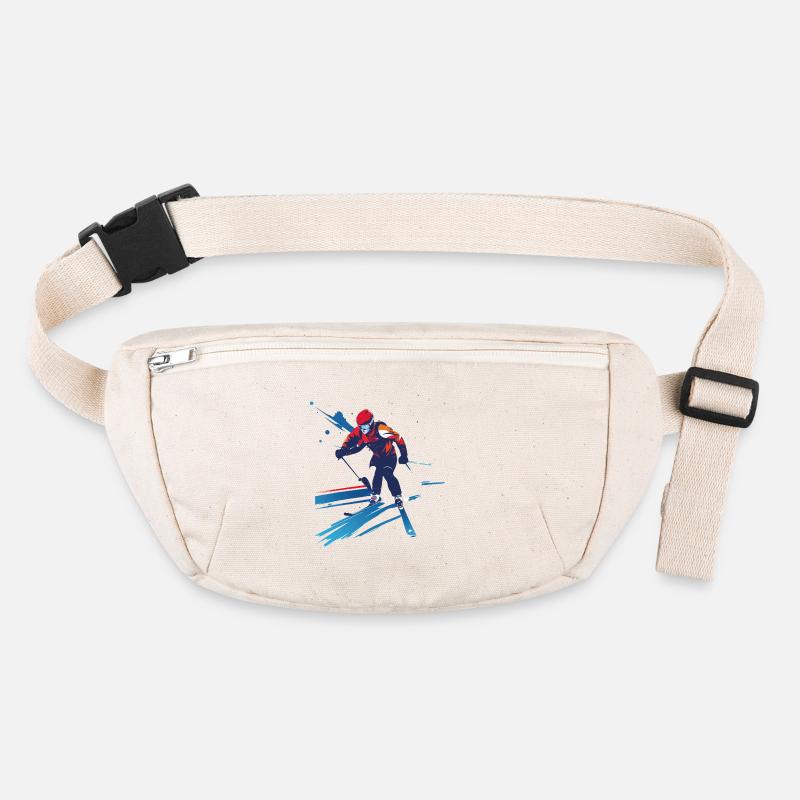 Biathlète dans le tourbillon de couleurs Sac banane recyclé Stanley/Stella