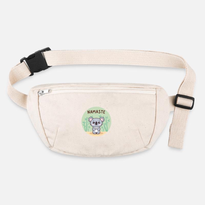 Koala Namaste Zen Cercle Sac banane recyclé Stanley/Stella