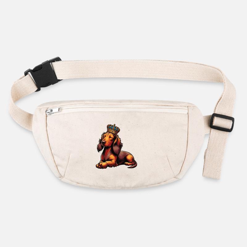 Long-haired Dachshund Dachshund Holder Dachshund Tekkel Stanley/Stella recycled Hip Bag 