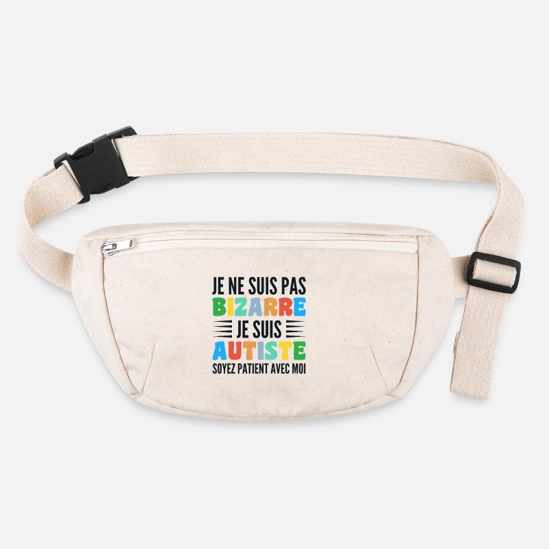 Ich bin nicht seltsam, ich bin Autist Stanley/Stella recycelte Gürteltasche