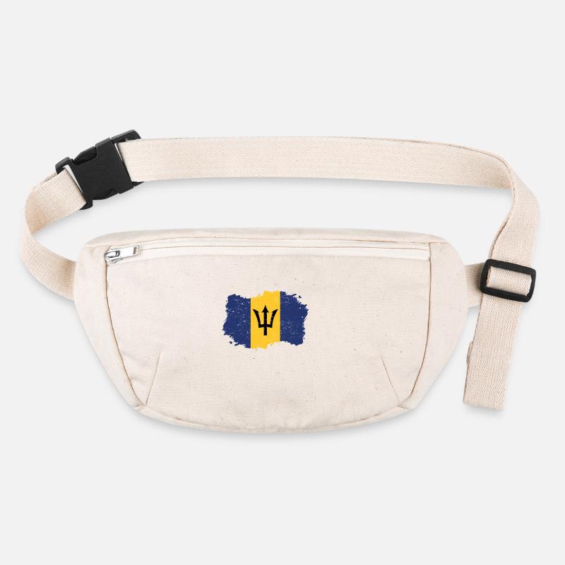 Drapeau Roots Roots natif de la Barbade .png Sac banane recyclé Stanley/Stella