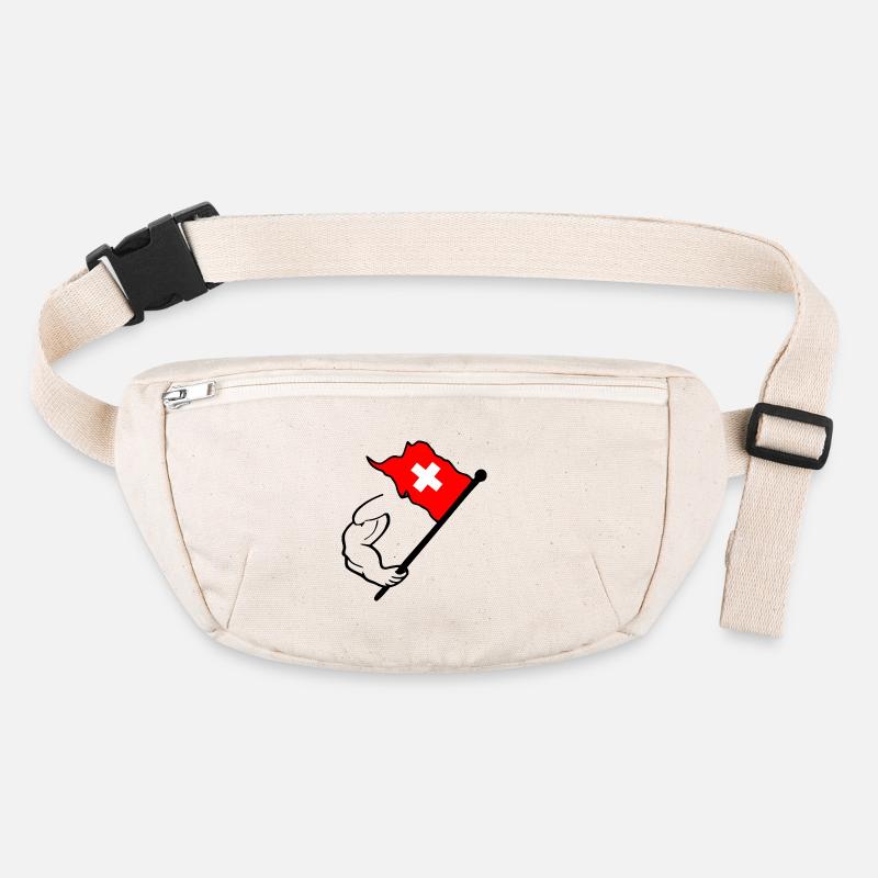 Drapeau suisse Sac banane recyclé Stanley/Stella