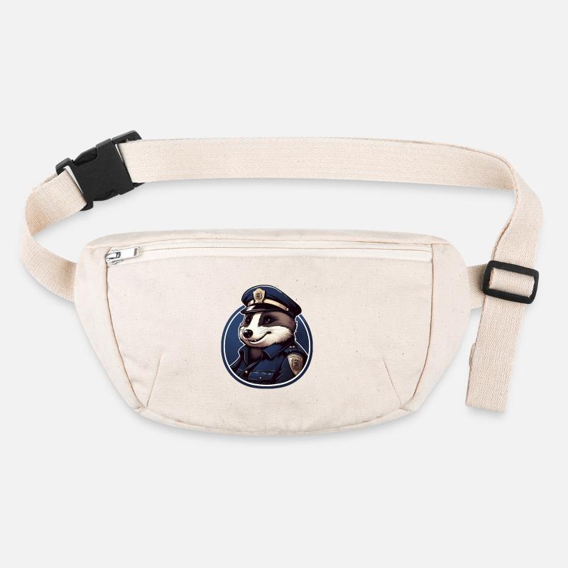 Dachs Polizei Stanley/Stella recycelte Gürteltasche