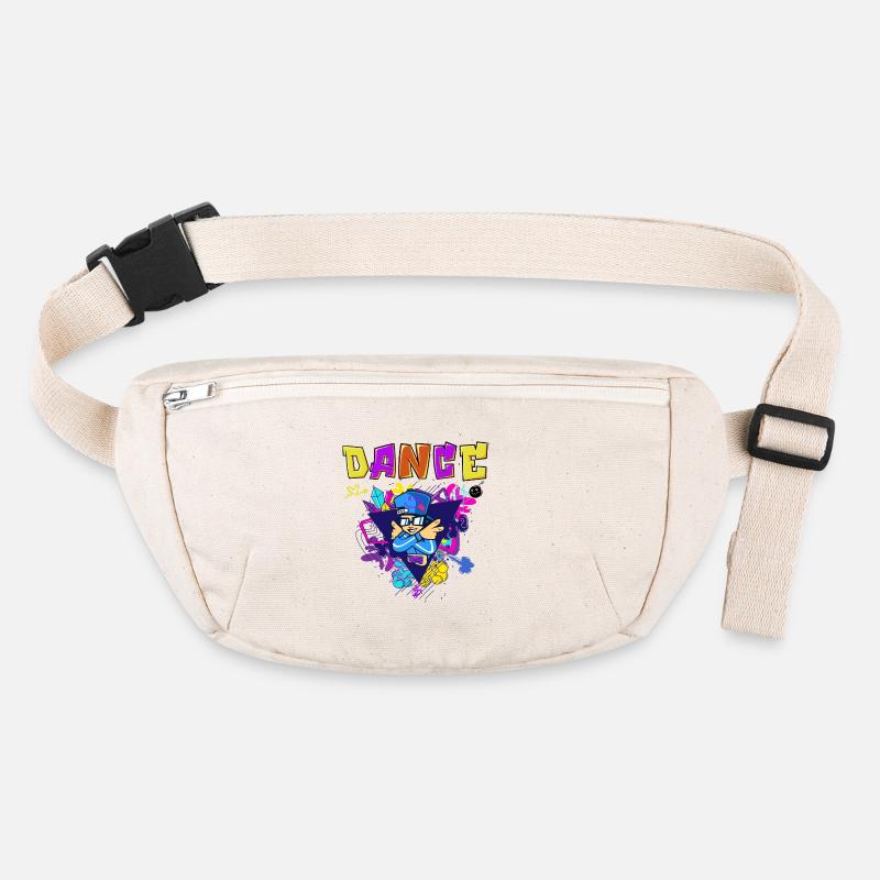 Vibrant breakdance style print design Stanley/Stella recycled Hip Bag 