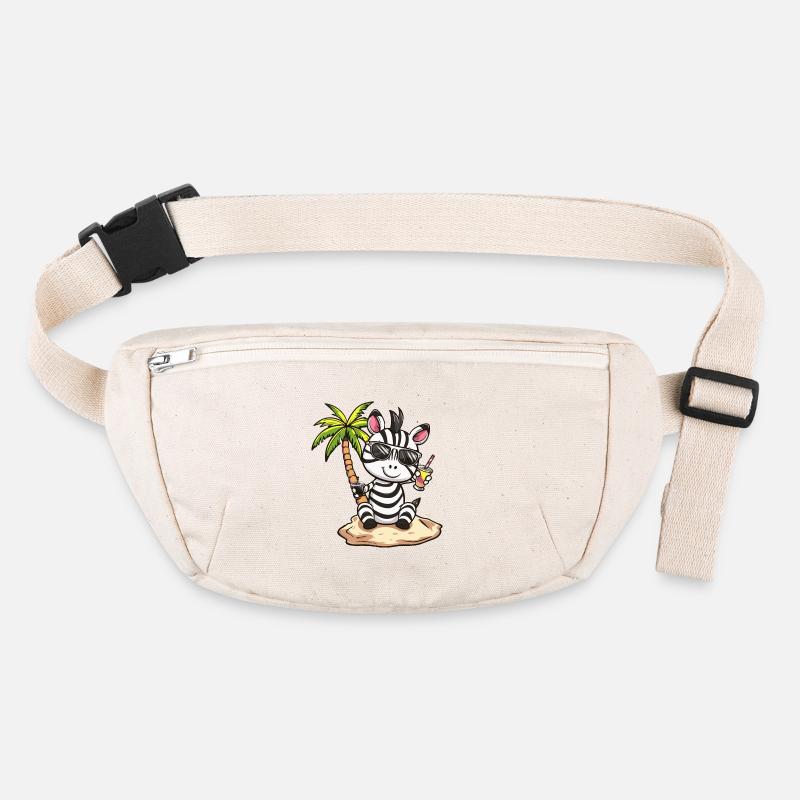 Zebra Sommer Strand Urlaub Stanley/Stella recycelte Gürteltasche