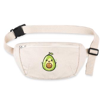 Avocat Conception de bande dessinée - Sac banane recyclé Stanley/Stella - blanc naturel - Devant