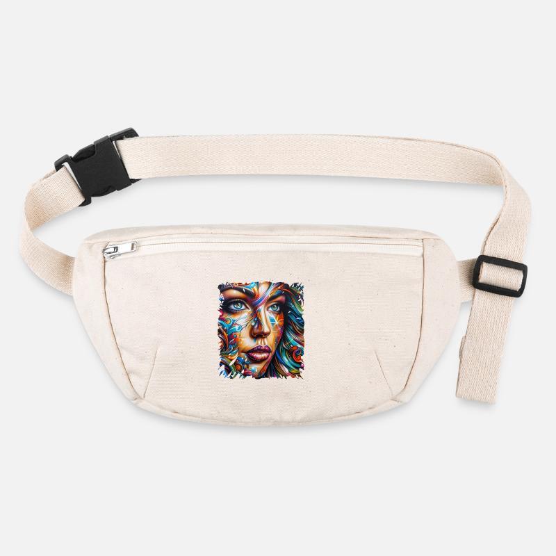 Graffiti Street Art Spray Vintage Stencil Retro Stanley/Stella recycled Hip Bag 