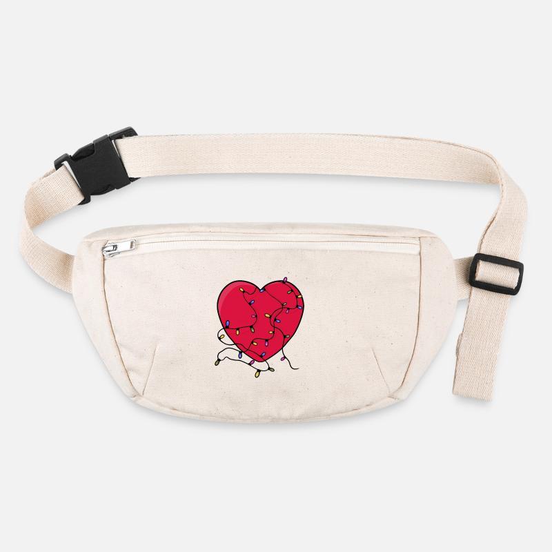 Lighted Heart Stanley/Stella recycled Hip Bag 