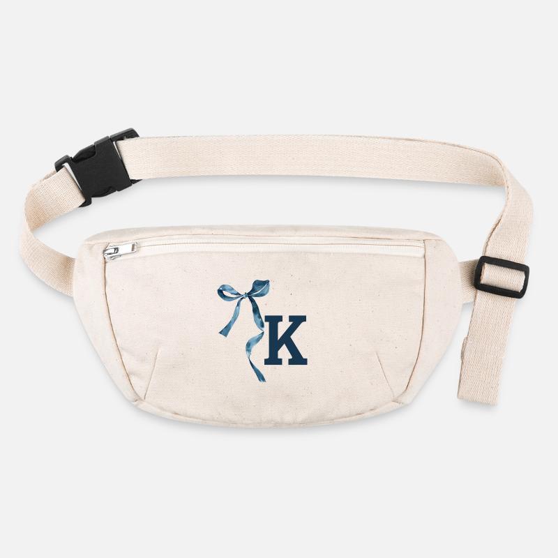 Monogram k Geschenkidee Stanley/Stella recycelte Gürteltasche