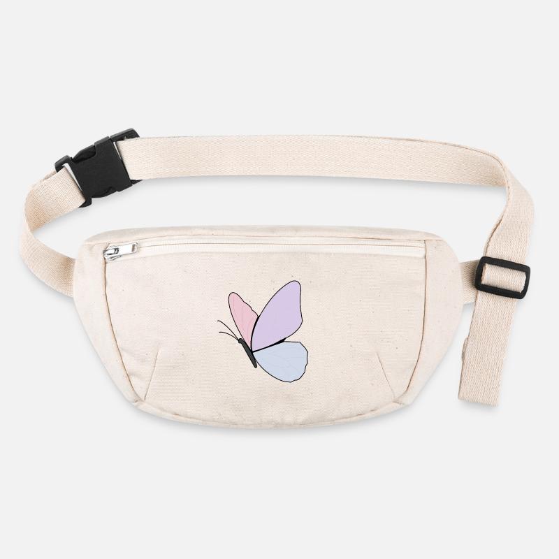 Conception de papillon pastel Sac banane recyclé Stanley/Stella