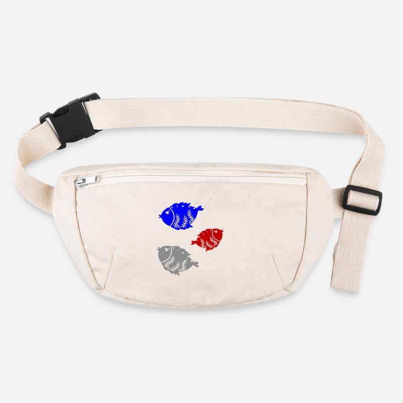 Three colored fish Stanley/Stella recycled Hip Bag 